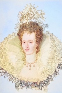 Elizabeth I, 1533-1603, Queen of England 1558-1603, Illustration from Old England's Worthies,