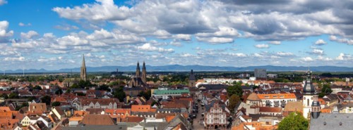 Panorama of Speyer, Rhineland-Palatinate