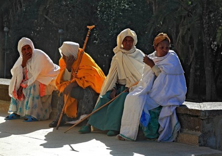 Europia district, pilgrims in Debre Lebanon, Ethiopia, Africa