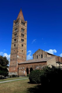 Pomposa, Abbatia Sanctae Mariae Pomposae, former abbey of the Benedictine order at the mouth of the