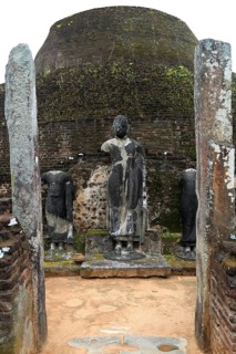 Pabula Vihara temple, UNESCO World Heritage Site, the ancient city of Polonnaruwa, Sri Lanka, Asia