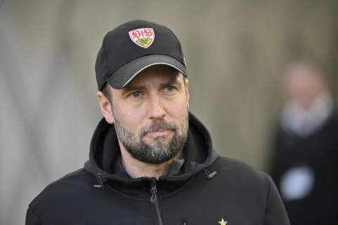 Coach Sebastian Hoeneß VfB Stuttgart Portrait, MHPArena, MHP Arena Stuttgart, Baden-Württemberg,