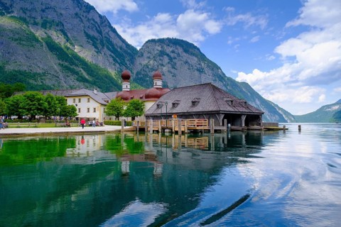 St. Bartholomä am Königssee, Berchtesgadener Land, Upper Bavaria, Bavaria, Germany, Europe