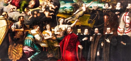 Villa Manin from the 17th century, residence of Ludovico Manin, the last Doge of Venice, Codroipo,