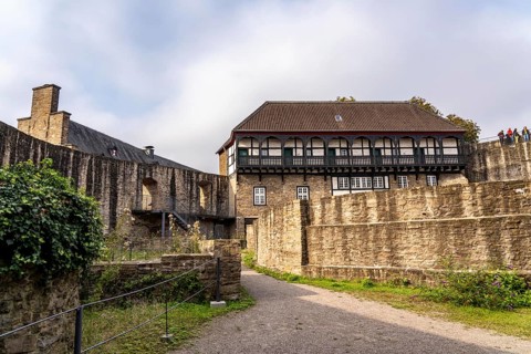 Broich Castle on the west bank of the Ruhr near the city centre, the fortification is in parts the