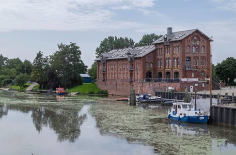 Old customs house, built in 1857, Norden, East Frisia, Lower Saxony, Germany, Europe