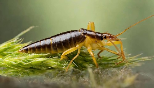 Animal, insect, close-up of a Forficula auricularia, AI generated, AI generated