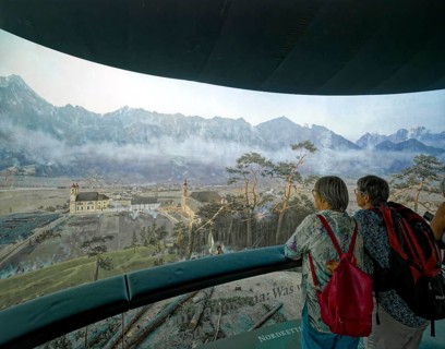 Tyrol Panorama, 1000 square metre painting on the Tyroleans' fight for freedom at Bergisel,
