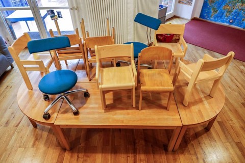 Closed daycare centre during the lockdown, Berlin, DEU, 24.01.2021