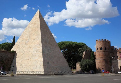 Pyramid of Cestius, Pyramid of Caius Cestius, Piramide Cestia, Piramide di Caio Cestio, tomb of the
