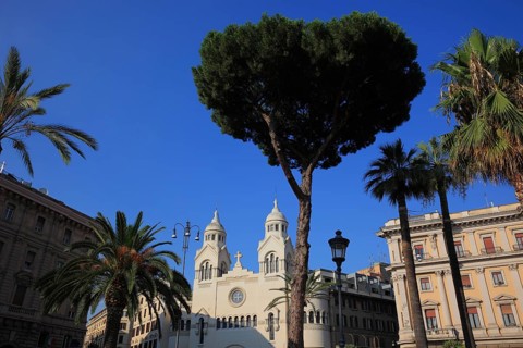 Tempio Valdese di Roma, Chiesa Valdese, Waldensian church, Protestant church in Rome in Piazza