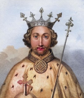 Richard II. 1367, 1400 König von England, Richard II 1367, 1400 King of England Engraved by Bocquet