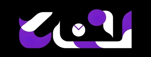 Minimalist illustration featuring abstract shapes in purple color accent symbolizing fun and ease,
