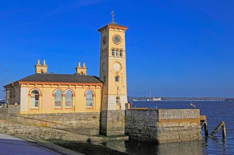 Waterside clocktower old town hall building, Cobh, County Cork, Ireland, Irish Republic, Europe