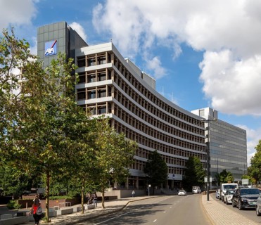 AXA insurance offices in central Ipswich, Suffolk, England, UK