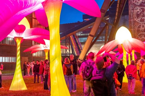 Extraschicht, the long night of industrial culture, cultural festival across the Ruhr region, 35