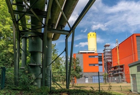Hiltrop combined heat and power plant, of Stadtwerke Bochum, natural gas-fuelled combined heat and