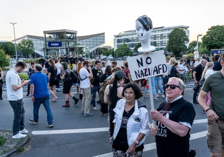 Demo against the AFD party conference in the Grugahalle in Essen, over 5000 participants came to