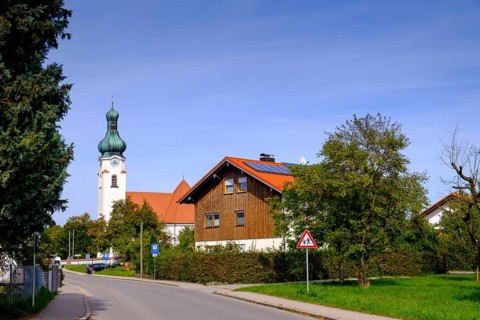 Filial church of St Jakob, Antholing, Upper Bavaria, Bavaria, Germany, Europe