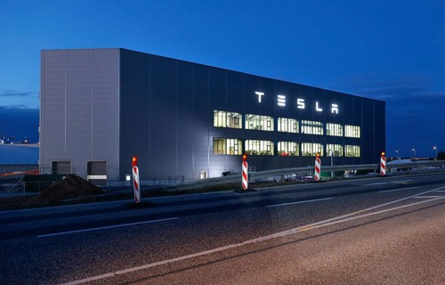 Battery factory of the Tesla plant, Grünheide, 13.01.2023
