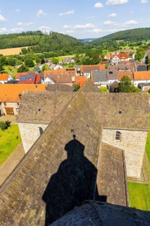 The Lippoldsberg Monastery with the Church of St George and Mary is a former Benedictine monastery