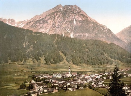 Vulpmes in the Stubai Valley, Tyrol, formerly Austria-Hungary, today Austria, Historical, digitally