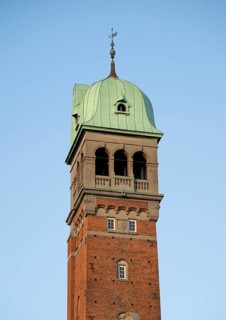 Tower of the former Hotel Bristol, built by Vilhelm Vischer, City Hall Square or Rådhuspladsen,
