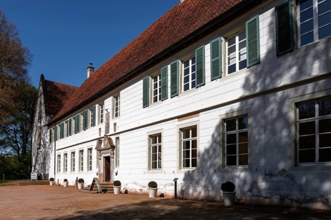 Bentlage Monastery, Rheine, Münsterland, North Rhine-Westphalia, Germany, Europe