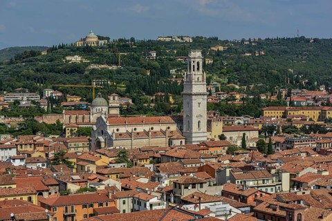 Cathedral Santa Maria Matricolare, Verona province, Veneto, Italy, Europe