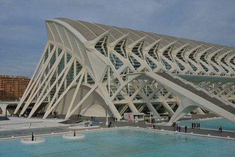 Museo de las Ciencias, Ciudad de las Artes y las Ciencias, city of arts and sciences, Valencia,