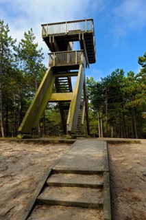 Lookout tower, Fonteinsnol, De Koog, Texel Island, North Sea, North Holland, Netherlands