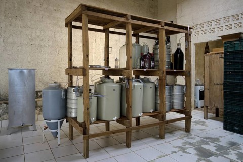 Small artisanal winery, Serra da Canastra, Minas Gerais state, Brazil, South America