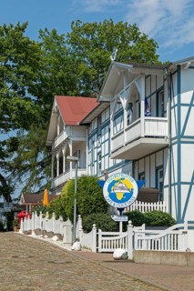 House, spa architecture, Göhren, Rügen Island, Mecklenburg-Western Pomerania, Germany, Europe