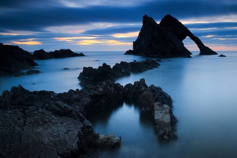 Bow Fiddle Rock, Scotland, Great Britain