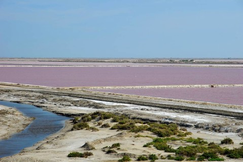 Salin de Giraud, seawater saltworks, saltworks, salt, seawater basins, salt extraction, salt