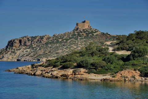 Cabrera Castle, Parque Nacional de Cabrera, Cabrera National Park, Cabrera Archipelago, Majorca,