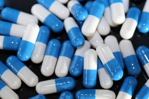 Close-up of different pharmaceutic pills and tablets (Close-up of different pharmaceutic pills and
