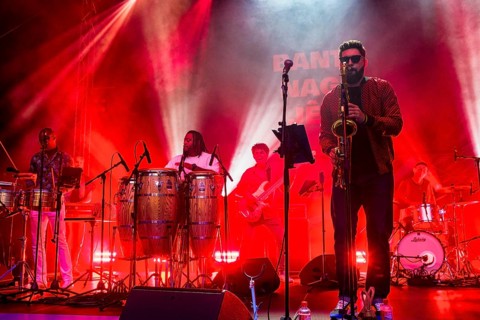 Concert at the Schlüterhof, Humboldt Forum, Berlin, Germany, Europe