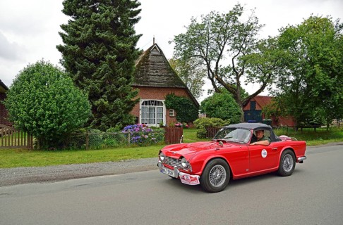 Europe, Germany, Lower Saxony, Lower Elbe Classics, classic car tour, Triumph TR 4, year of