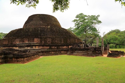 Pabula Vihara temple, UNESCO World Heritage Site, the ancient city of Polonnaruwa, Sri Lanka, Asia