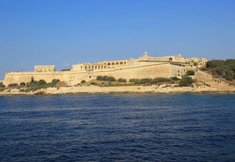 Fort Manoel, Manoel Island, Valletta, Malta view from the sea