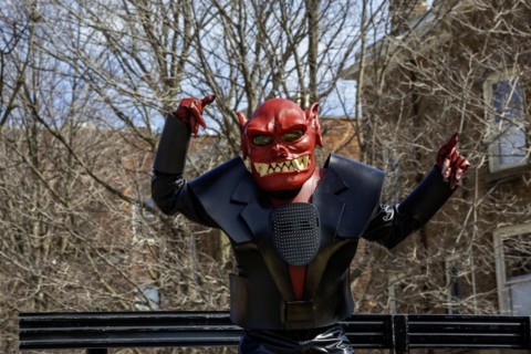 Detroit, Michigan, The Marche du Nain Rouge celebrates the coming of spring and banishes the Nain
