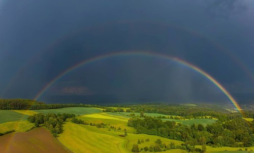 Storm on the Triebenberg near Dresden, Dresden, Saxony, Germany, Europe