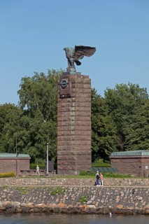 Submarine memorial, Möltenort, Heikendorf, Schleswig-Holstein, Germany, Europe
