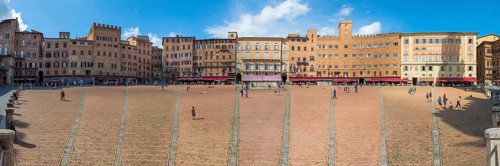 Piazza del Campo, panorama, architecture, old town, historical, Siena, Tuscany, Italy, Europe