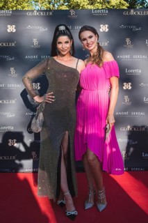 Micaela shepherd and Franziska Scheffter at the first Fashion Night with Harald Glööckler for his
