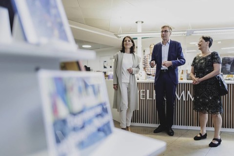 (L-R) Annalena Bärbock (Alliance 90/The Greens), Federal Foreign Minister, and Jens Henriksen,