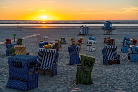 North Sea island of Langeoog, early summer, shortly after the first easing of the lockdown in the