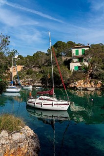The fishing village of Cala Figuera, on the south-east coast, Majorca, Spain, Europe