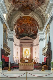 Interior of Palermo Cathedral, Sicily, Italy, Europe